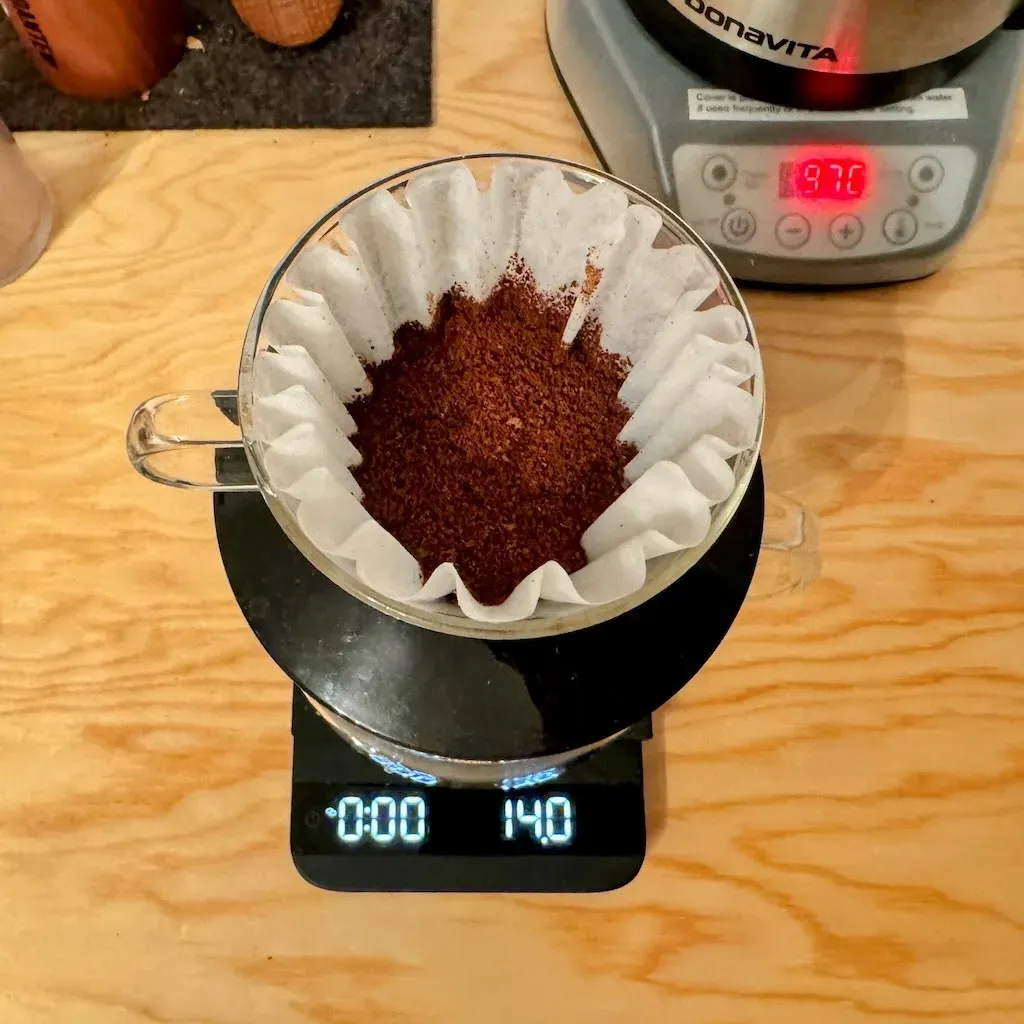 Brührezept für den Chanchamayo mit dem Kalita Wave Dripper