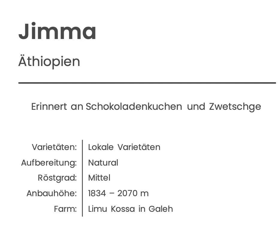 Jimma Details